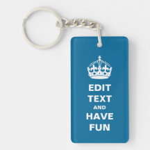 Add your own text here! acrylic key chains