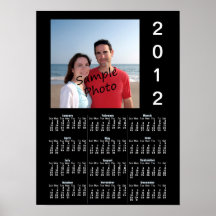 Add Your Photo 2012 Calendar Poster