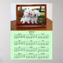Add Your Photo 2012 Calendar Poster