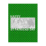 ADD YOUR PHOTO St Pats Cut Out Frame - Shamrocks Post Card