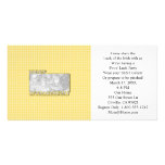 ADD YOUR PHOTO St Pats Cut Out Frame Yellow Clover Photo Card Template