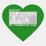 ADD YOUR PHOTO St Pats Day - Shamrocks Stickers