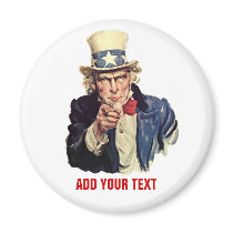 Add Your Text Fridge Magnet