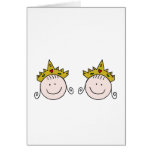 Add Your Text Twincess Cards