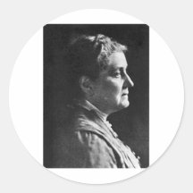 Addams ~ Jane Addams Nobel Peace Laureate Round Sticker