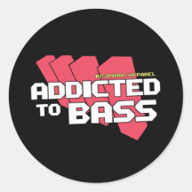 Addicted to Bass Stickers