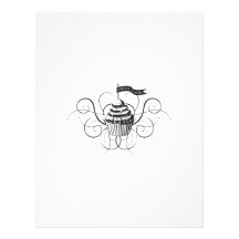 "Addicted to Cupcakes" Personalized Letterhead
