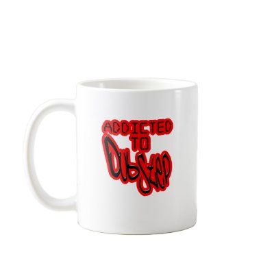 Addicted to Dubstep Coffee Mug by dubsteptshirts