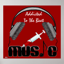 Addicted To The Beat Poster