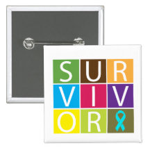 Addiction Recovery Survivor Buttons