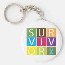 Addiction Recovery Survivor Keychain