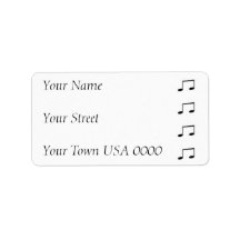Address Label Music Style