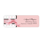 Address Labels - Baby Shower French Bow and Dots