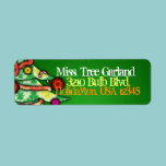 Address Labels Christmas Tree Customizable Image labels