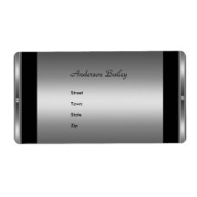Address Labels Elegant Silver