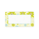Address Labels Retro Funky Floral