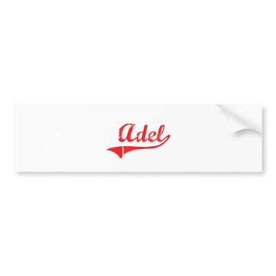 Adel Georgia Classic Design Bumper Sticker by cityshirt