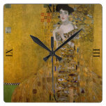 Adele Bloch Bauer by Gustav Klimt Wall Clock