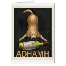 Adhamh Greeting Card