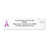 ADHD Bumper Sticker bumper stickers