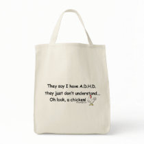 ADHD Chicken Canvas Bag