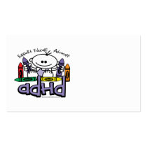 ADHD CRAYONS BUSINESS CARD