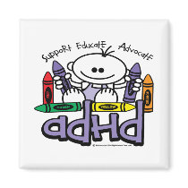 ADHD CRAYONS FRIDGE MAGNETS
