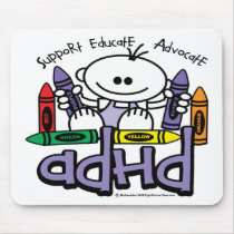 ADHD CRAYONS MOUSE PADS