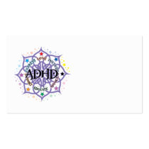 ADHD Lotus Tribal Business Card Templates