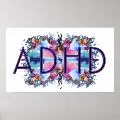 ADHD PRINT by Fractally_Perfect