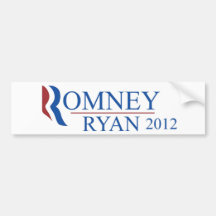 Adhésif pour pare-chocs 2012 de Romney Ryan Adhésifs Pour Voiture