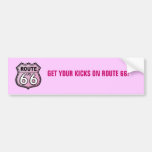 Adhésif pour pare-chocs assez rose de l'itinéraire adhésif pour voiture