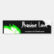 Adhésif pour pare-chocs d'amour de Jhanine Adhésifs Pour Voiture