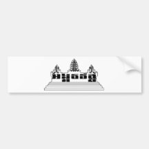 Adhésif pour pare-chocs d'Angkor Vat Autocollant Pour Voiture