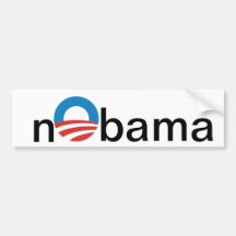 Adhésif pour pare-chocs d'Anti-Obama Autocollants Pour Voiture