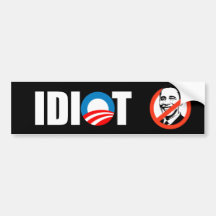 Adhésif pour pare-chocs d'Anti-Obama - OBAMA EST U Autocollant Pour Voiture