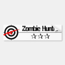 Adhésif pour pare-chocs de chasseur de zombi adhésifs pour voiture