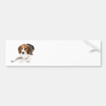 Adhésif pour pare-chocs de chien de beagle autocollants pour voiture