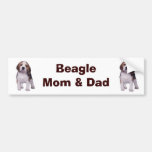 Adhésif pour pare-chocs de chiot de beagle autocollants pour voiture