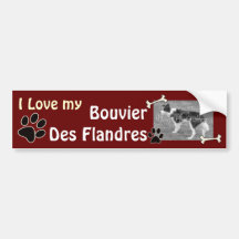 Adhésif pour pare-chocs de DES Flandres de Bouvier Autocollant Pour Voiture