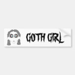 Adhésif pour pare-chocs de fille de Goth Autocollant Pour Voiture