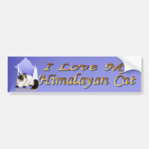 Adhésif pour pare-chocs de l'Himalaya de chats Adhésif Pour Voiture