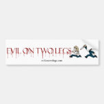 adhésif pour pare-chocs de logo d'evilontwolegs.co adhésif pour voiture