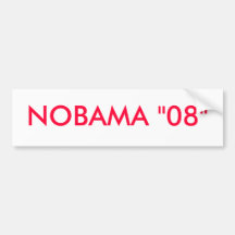 adhésif pour pare-chocs de nobama autocollant pour voiture