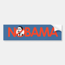 ADHÉSIF POUR PARE-CHOCS DE NOBAMA AUTOCOLLANT POUR VOITURE