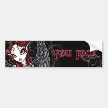 Adhésif pour pare-chocs de roche de Saint-Valentin Autocollant Pour Voiture