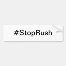 Adhésif pour pare-chocs de Rush Limbaugh d'arrêt d Autocollant Pour Voiture