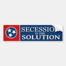 Adhésif pour pare-chocs de secession du Tennessee Autocollant Pour Voiture