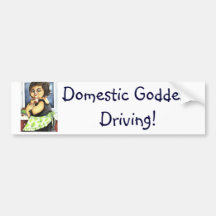 Adhésif pour pare-chocs domestique de déesse autocollant pour voiture