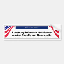 Adhésif pour pare-chocs du Delaware Autocollants Pour Voiture
